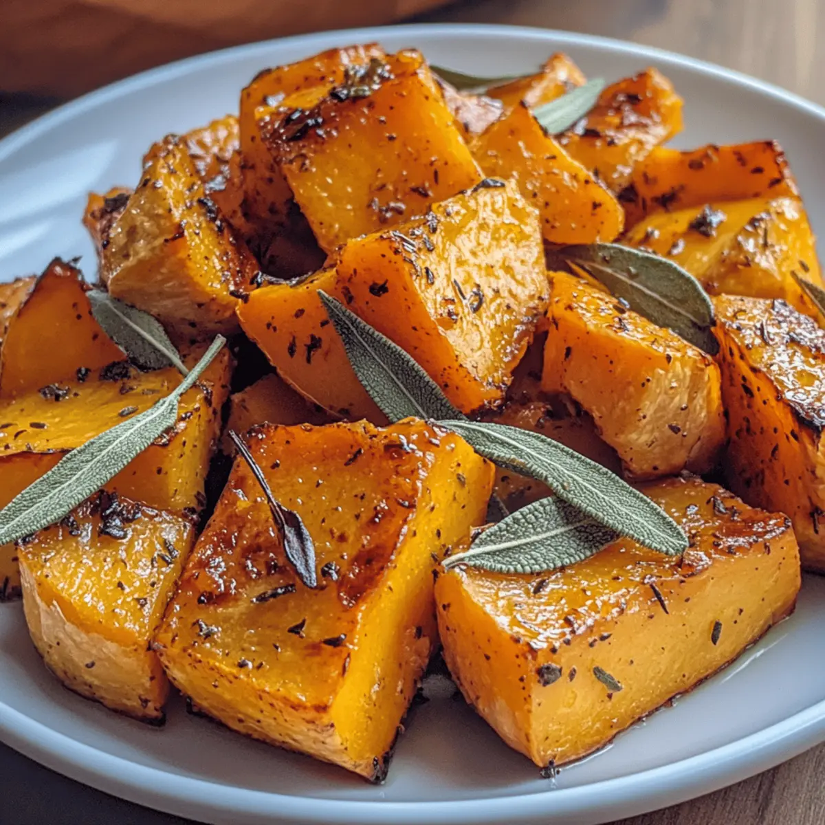 Roasted Butternut Squash with Sage